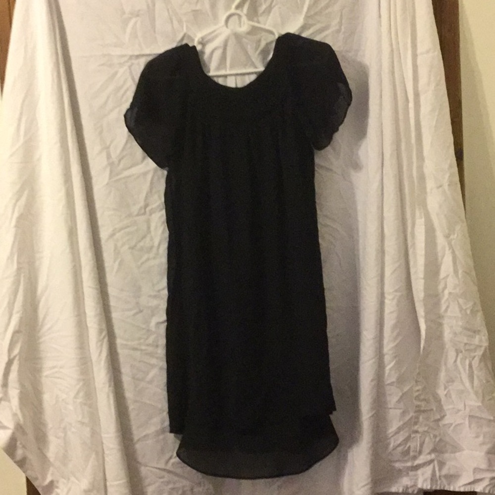Black banana republic mini light dress